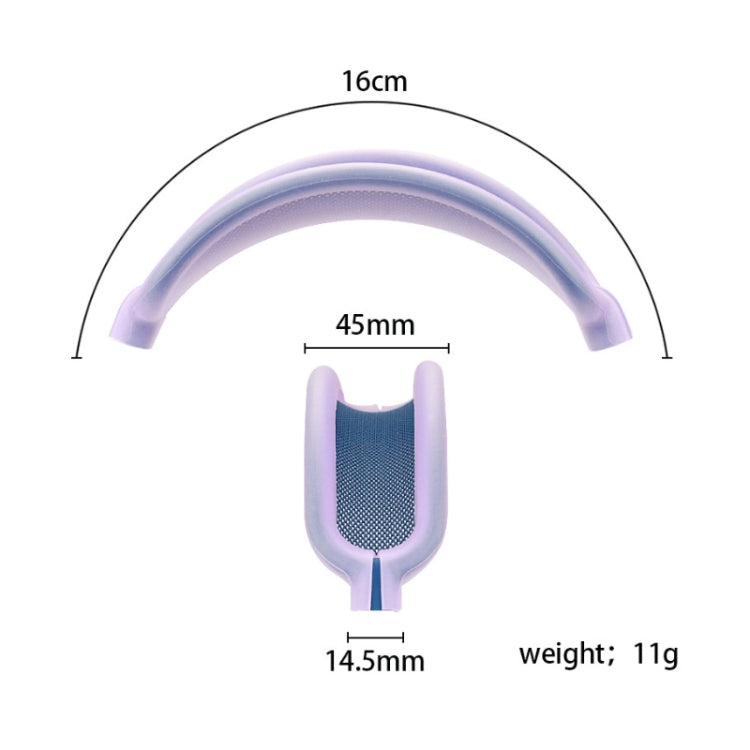 For AirPods Max Headphones Head Beam Replacement Part, Head Beam (Transparent Black), Head Beam (Transparent), Head Beam (Transparent Pink)