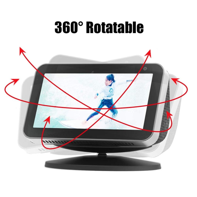 For Amazon Echo Show 5 1st & 2nd Gen Adjustable Stand 360 Degree Swivel Rotatable Holder