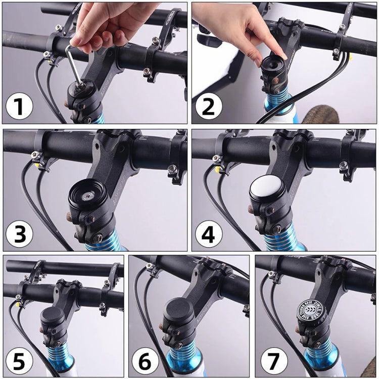 For AirTag Tracker Case Bicycle Hidden Headset Mount Anti-Theft Bike Locator Bracket Holder, Round, Beer Cover