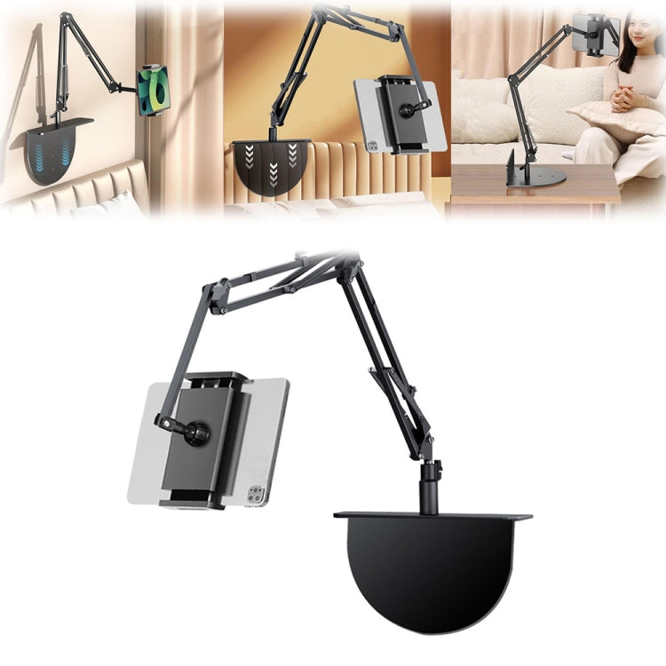 Clip-free Hidden Cantilever Lazy Phone / Tablet Holder Bedside Desktop Live Stand, Phone Model, Tablet/Phone Universal, Dual-purpose Model