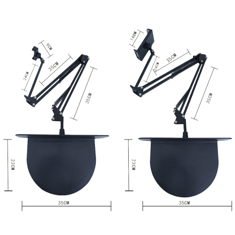 Clip-free Hidden Cantilever Lazy Phone / Tablet Holder Bedside Desktop Live Stand, Phone Model, Tablet/Phone Universal, Dual-purpose Model