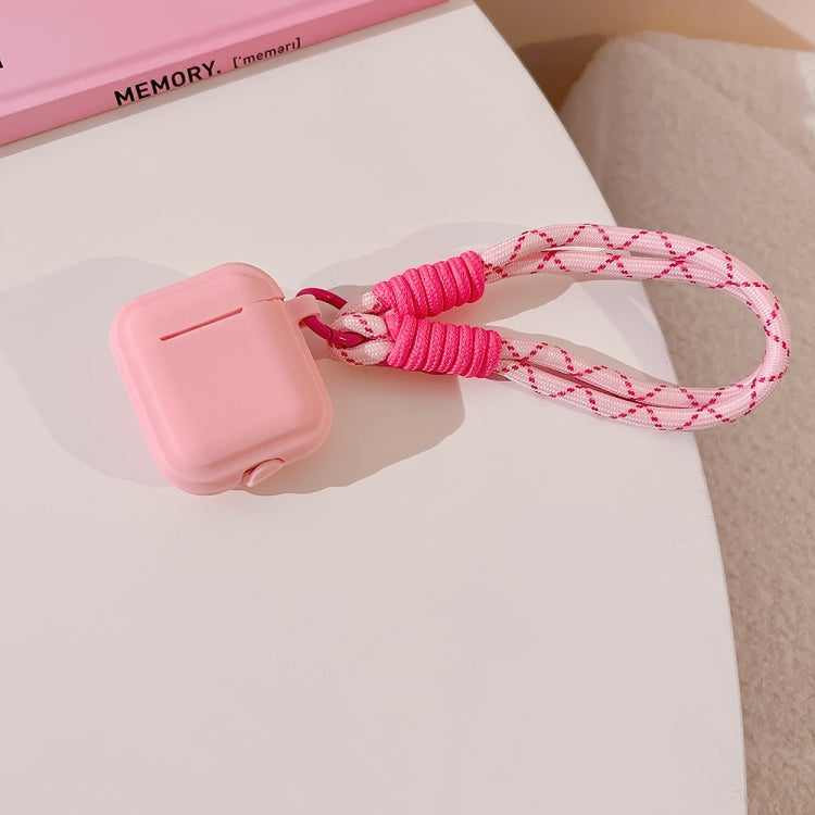 Dopamine Contrast Color Silicone Earphone Cover With Hand Strap, For AirPods 3, For AirPodS Pro 2, For AirPods Pro, For AirPods 2 / 1