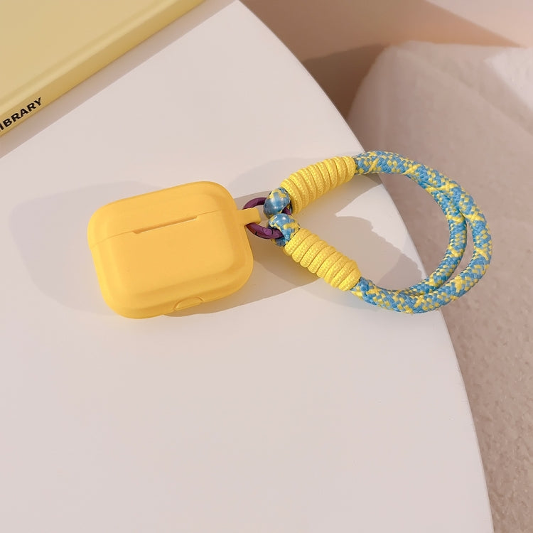 Dopamine Contrast Color Silicone Earphone Cover With Hand Strap, For AirPods 3, For AirPodS Pro 2, For AirPods Pro, For AirPods 2 / 1