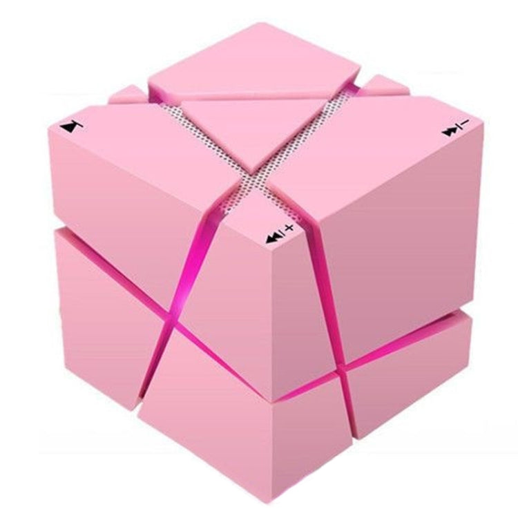 Qone Cube AI Smart Voice-Controlled Bluetooth Speaker RGB Light Mini Wireless Audio, AI Voice-Controlled (White), AI Voice-Controlled (Blue), AI Voice-Controlled (Pink), AI Voice-Controlled (Black)