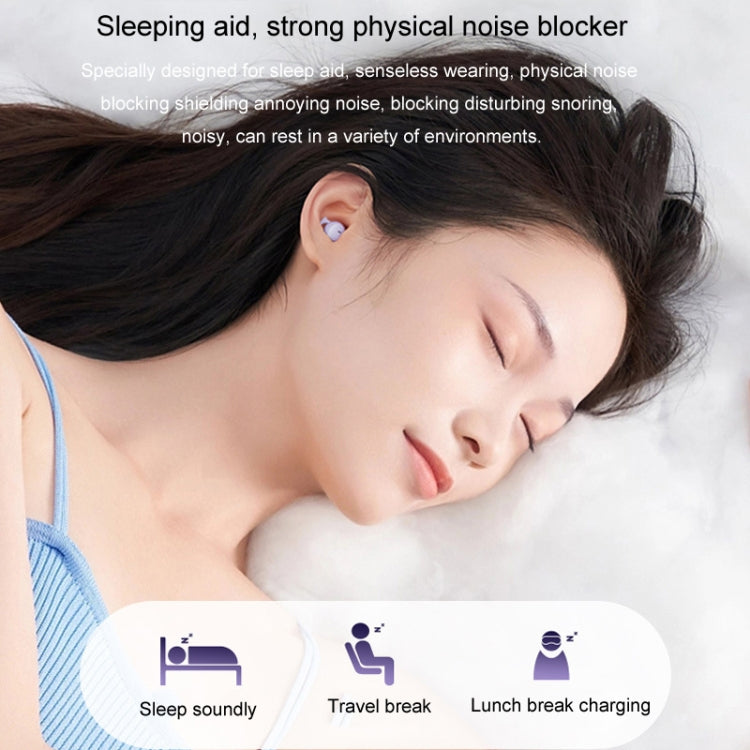 Q26 Bluetooth 5.3 Sleep Mini Wireless Bluetooth Earphone Invisible Comfortable Noise Canceling Earphones