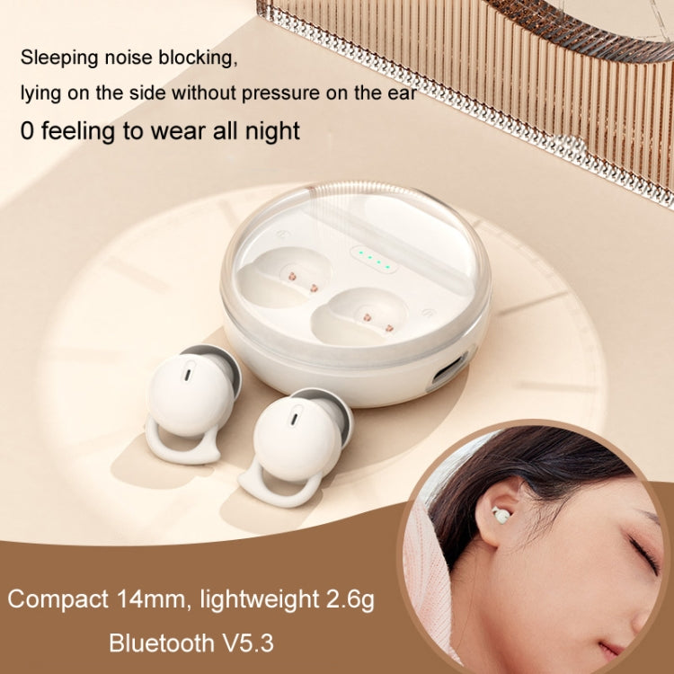 Q26 Bluetooth 5.3 Sleep Mini Wireless Bluetooth Earphone Invisible Comfortable Noise Canceling Earphones