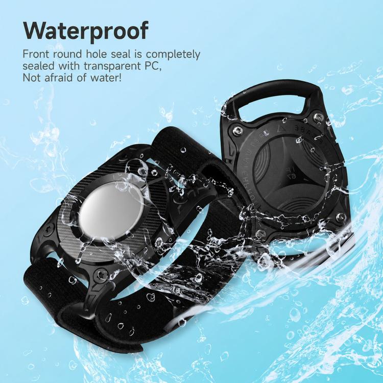 For Airtag Watch Band IP67 Grade Waterproof Case With Paste Bracelet