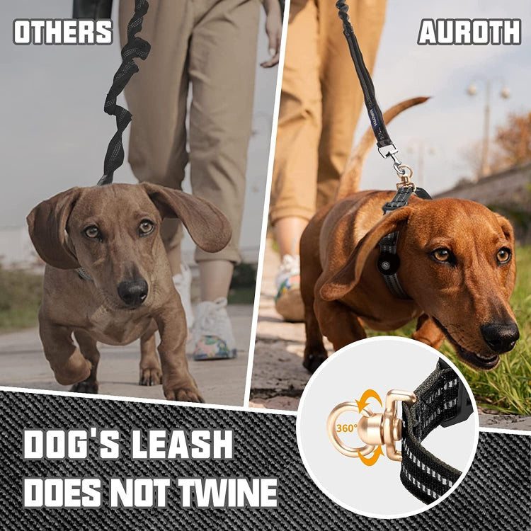 For AirTag Tracker Silicone Sleeve Medium Dog Collar Nylon Reflective Anti-Tangle Pet Collar, M, L