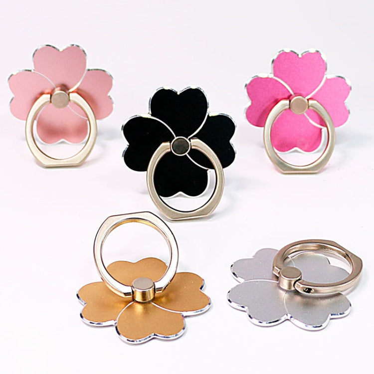 Metal Cell Phone Finger Ring Holder Rotatable Desktop Phone Stand, 5 Leaf Flower Oxidation Silver, 5 Leaf Flower Oxidation Black, 5 Leaf Flower Oxidation Rose Golden, 4 Leaf Grass Oxidation Silver, 4 Leaf Grass Oxidation Black...