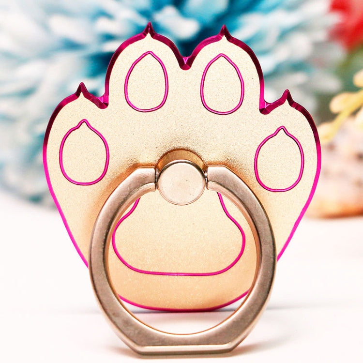 Multifunctional Metal Cartoon Cats Claw Cell Phone Ring Holder, Rose Red Edge Golden, Rose Red Edge Rose Golden, Rose Red Edge Silver, Silver Edge Golden, Silver Edge Rose Golden, Silver Edge Silver