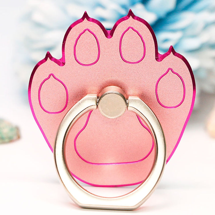 Multifunctional Metal Cartoon Cats Claw Cell Phone Ring Holder, Rose Red Edge Golden, Rose Red Edge Rose Golden, Rose Red Edge Silver, Silver Edge Golden, Silver Edge Rose Golden, Silver Edge Silver