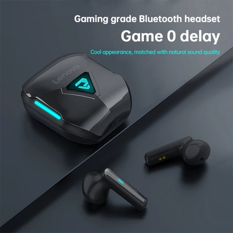 Lenovo TG132 Wireless Bluetooth 5.3 Earphones Sensorless Delay Ultra Long Life Sports Music Game Gaming
