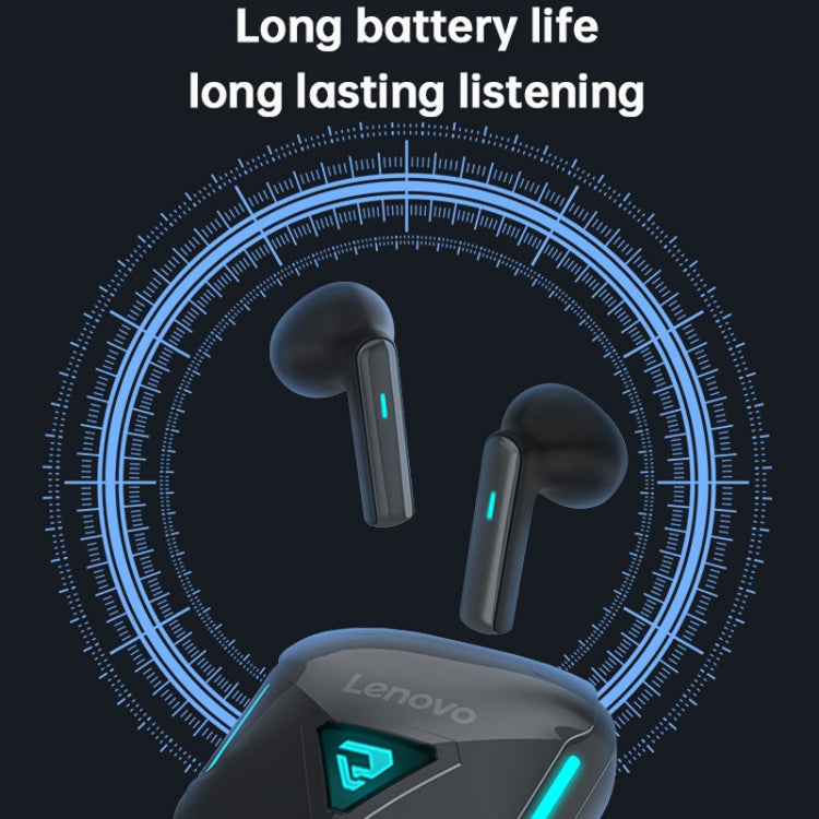 Lenovo TG132 Wireless Bluetooth 5.3 Earphones Sensorless Delay Ultra Long Life Sports Music Game Gaming