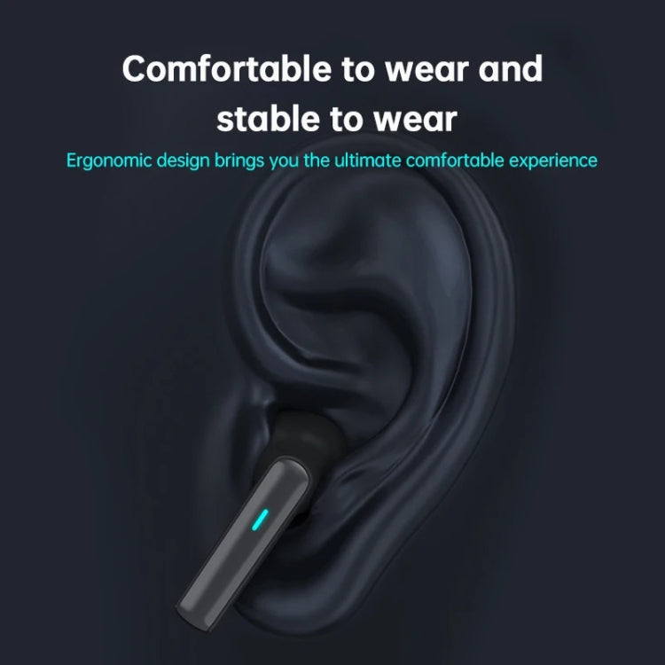 Lenovo TG132 Wireless Bluetooth 5.3 Earphones Sensorless Delay Ultra Long Life Sports Music Game Gaming