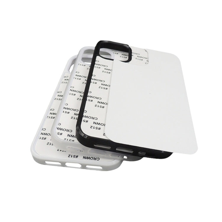 10PCS 2D Blank Sublimation Phone Case, For iPhone 15 Pro, For iPhone 15