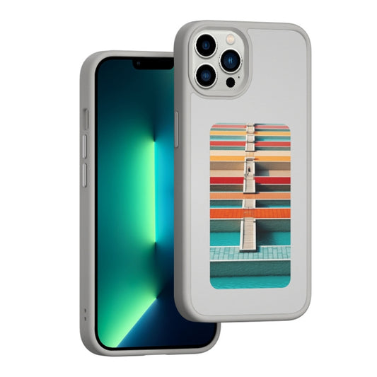 NFC Four-Color E-ink Screen DIY Phone Case, For iPhone 13 Pro