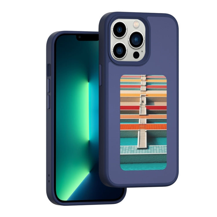 NFC Four-Color E-ink Screen DIY Phone Case
