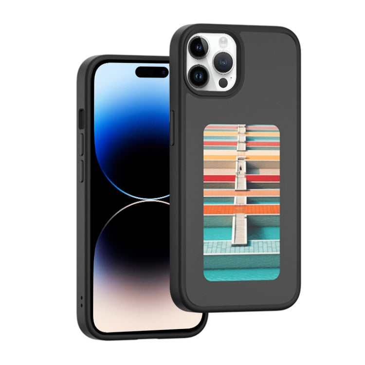 NFC Four-Color E-ink Screen DIY Phone Case