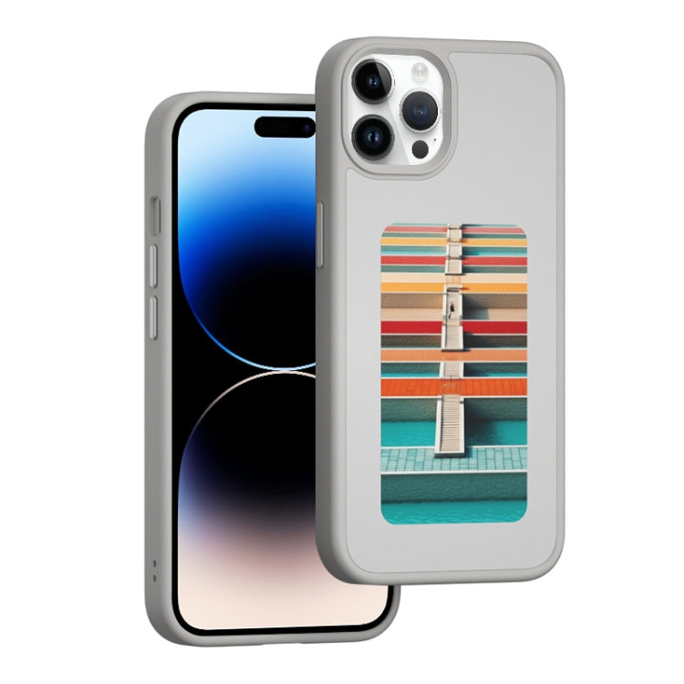 NFC Four-Color E-ink Screen DIY Phone Case