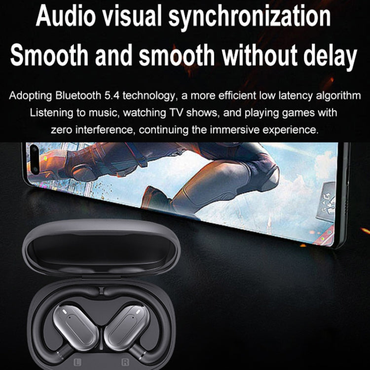 Hanger Type Stereo Outside Sound Bluetooth Earphones With Charging Bin