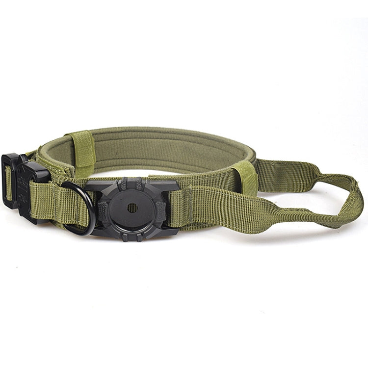 For AirTag Locator Nylon Adjustable Anti-Breakaway Collar, S, M, L, XL