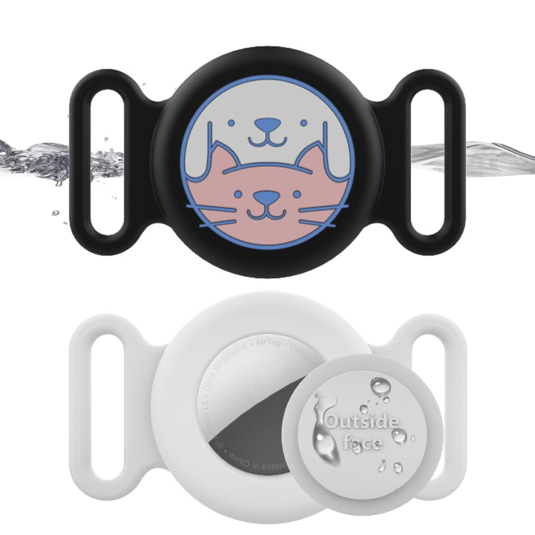 For AirTag Pet Collar Locator Silicone Life Waterproof Protective Case
