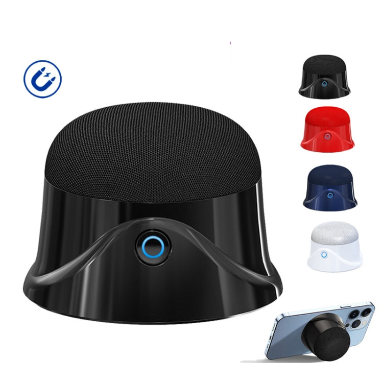 Magnetic Wireless Bluetooth Speaker Subwoofer Mini Portable TWS Mobile Phone Speaker, CQ01 Black, CQ01 Navy Blue, CQ01 White