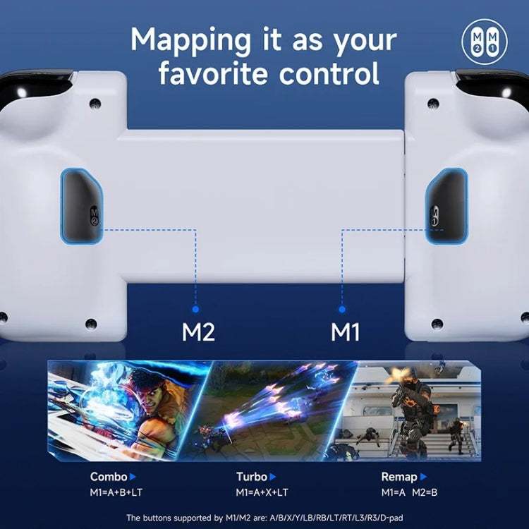 EasySMX M05 Mobile Gaming Controller For Type-C Mobile Phones And IPhone 15 Series With Hall Trigger, M05 Type-C