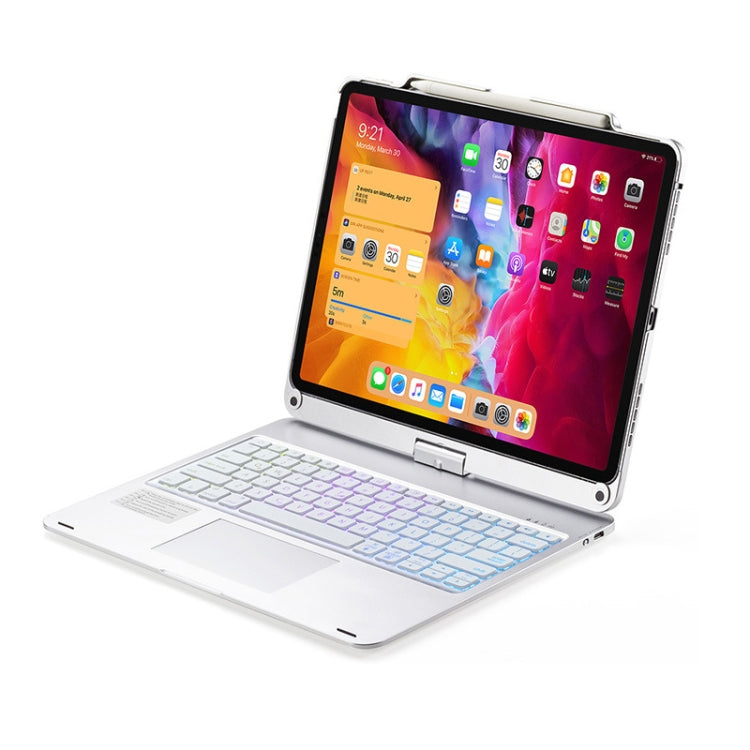 For iPad Pro 12.9 Inch 2022/2021/2020/2018 Tablet Bluetooth Touch Keyboard With Backlight 360 Degree Rotation, For iPad Pro 12.9 Inch