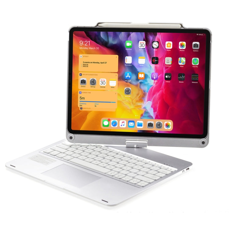 For iPad Pro 12.9 Inch 2022/2021/2020/2018 Tablet Bluetooth Touch Keyboard With Backlight 360 Degree Rotation, For iPad Pro 12.9 Inch
