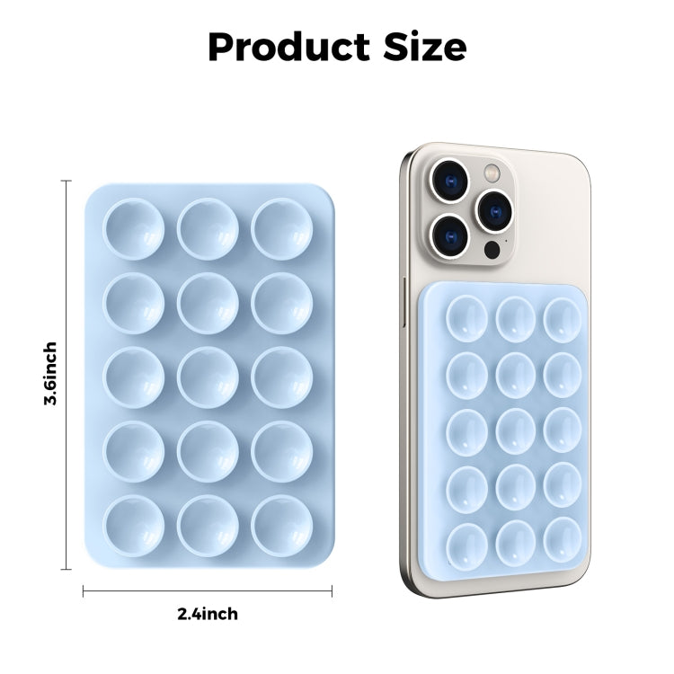 AhaStyle CY202 Suction Cup Magnetic Phone Holder Silicone Adhesive Mirror Sticker