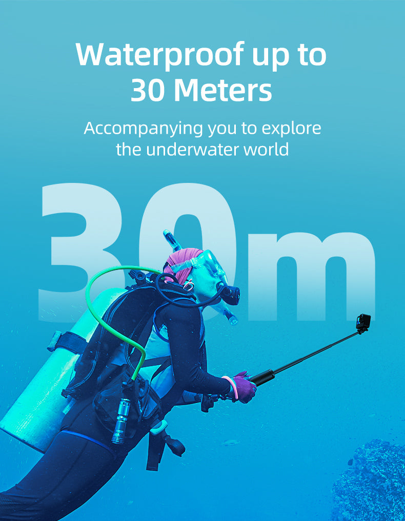TELESIN Floating Tripod Selfie Stick