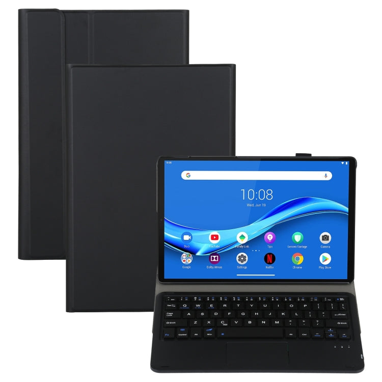 AM10-A Detachable Bluetooth Backlight Keyboard Ultrathin Horizontal Flip Leather Tablet Case with Touchpad & Holder for Lenovo M10 Plus 10.3 inch X606F, For Lenovo M10 Plus
