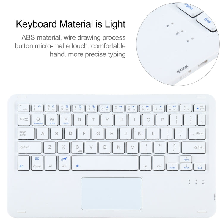 AM10-A Detachable Bluetooth Backlight Keyboard Ultrathin Horizontal Flip Leather Tablet Case with Touchpad & Holder for Lenovo M10 Plus 10.3 inch X606F, For Lenovo M10 Plus