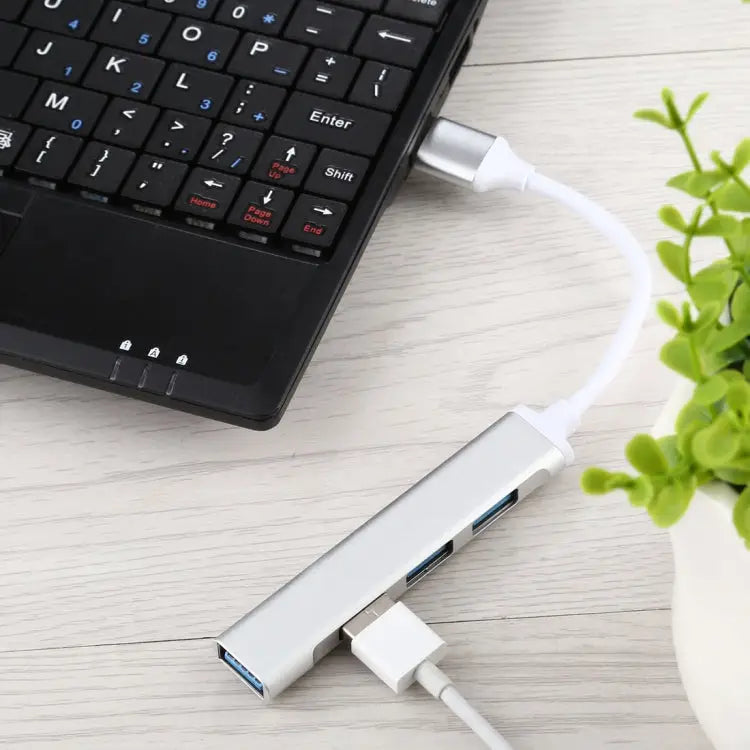 A-809 4 x USB 3.0 to USB 3.0 Aluminum Alloy HUB Adapter A-809 - A-809