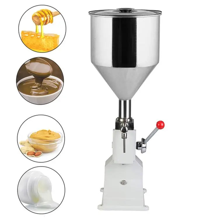 A03 Mini Stainless Steel Pneumatic Filling Machine Cream Food Paste Dispensing Liquid Packaging Equipment A03 - A03