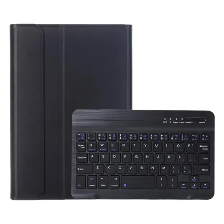 A06B Ultra-thin Detachable Bluetooth Keyboard Leather Case with Pen Slot & Holder for iPad mini 6 / mini 7 - Black