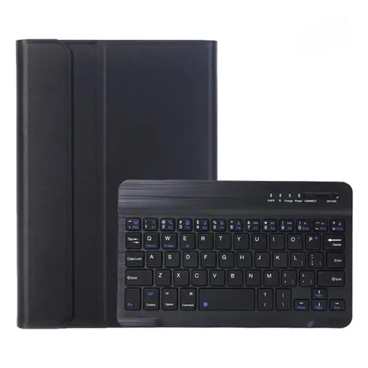 A06B Ultra-thin Detachable Bluetooth Keyboard Leather Case with Pen Slot & Holder for iPad mini 6 / mini 7 - Black