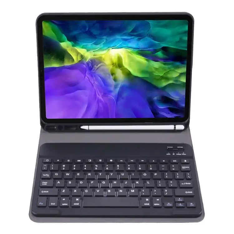 A11B Lambskin Texture ultra-thin Bluetooth Keyboard Leather Case with Pen Holder A11B For iPad Air 2022 / Air 2020 10.9