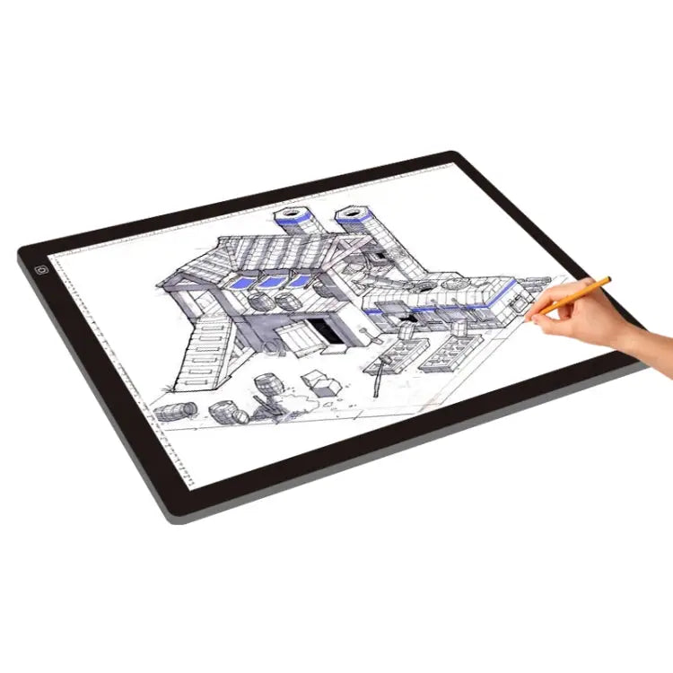 A2 Size 23W 12V LED Three Level of Brightness Dimmable Acrylic Copy Boards for Anime Sketch Drawing Sketchpad