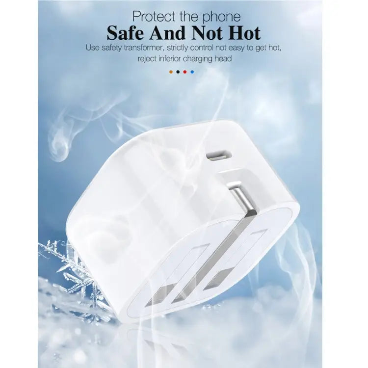 A234 20W PD 3.0 Type-C / USB-C Interface Folding Travel Charger UK Plug - 20W