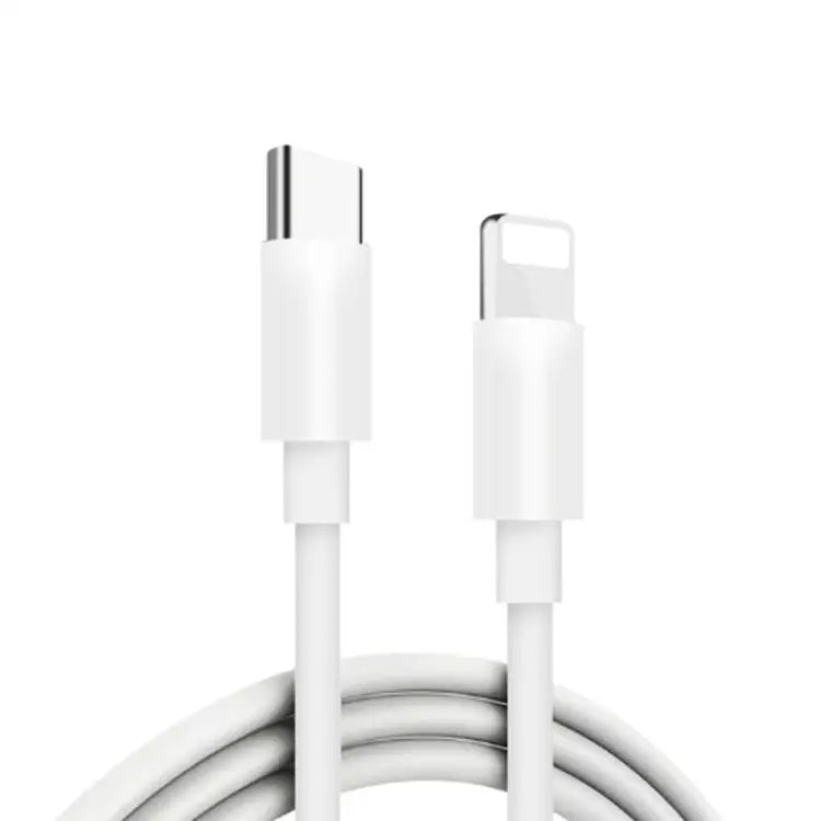 A2344 20W PD 3.0 Type-C / USB-C Folding Travel Charger + USB-C / Type-C to 8 Pin Fast Charging Data Cable Set UK Plug