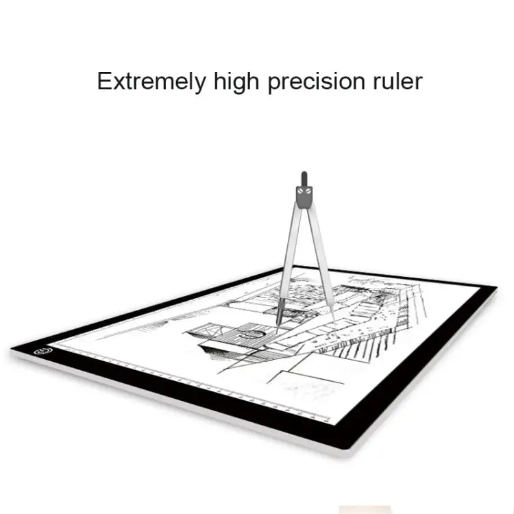 A3 8W 5V LED USB Stepless Dimming Acrylic Scale Copy Boards Anime Sketch Drawing Sketchpad with USB Cable & Power