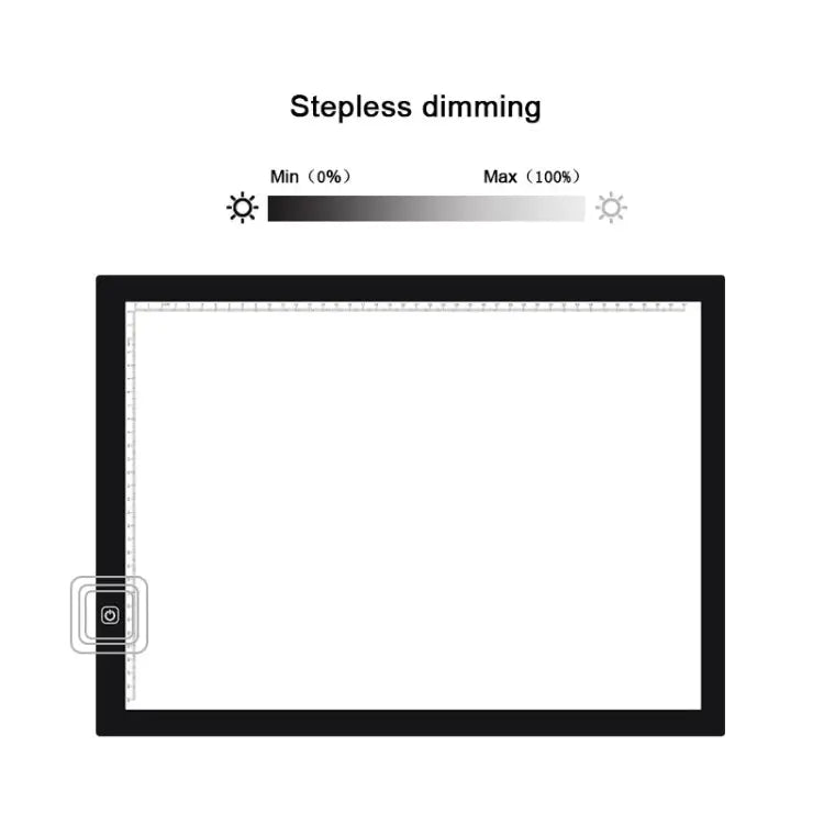 A3 8W 5V LED USB Three Level of Brightness Dimmable Acrylic Scale Copy Boards Anime Sketch Drawing Sketchpad with USB