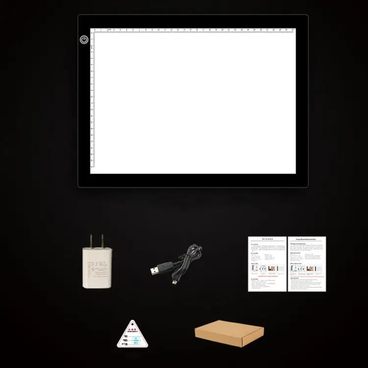 A4 Size 5W 5V LED LED Stepless Dimmable Acrylic Copy Boards for Anime Sketch Drawing Sketchpad with USB Cable & Plug