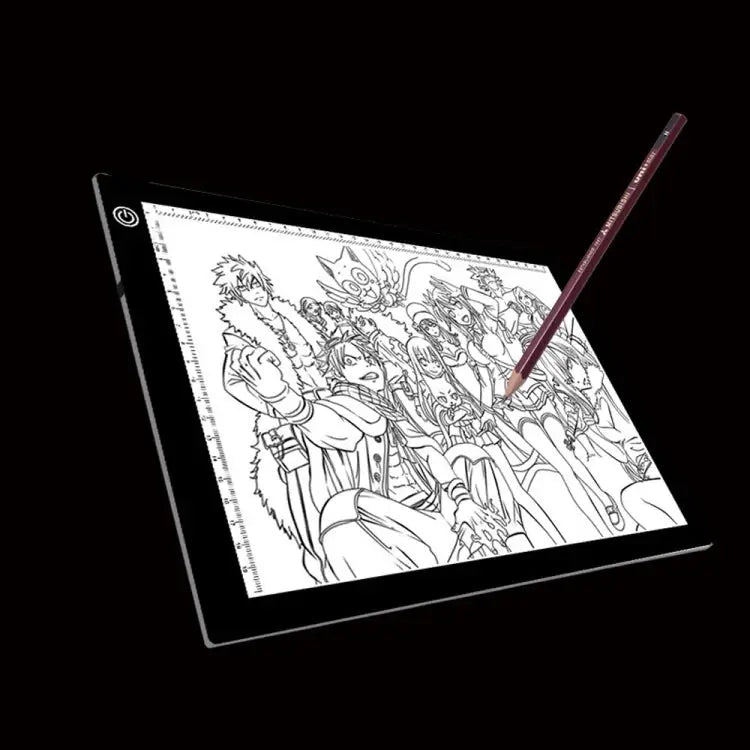 A4 Size 5W 5V LED LED Stepless Dimmable Acrylic Copy Boards for Anime Sketch Drawing Sketchpad with USB Cable & Plug