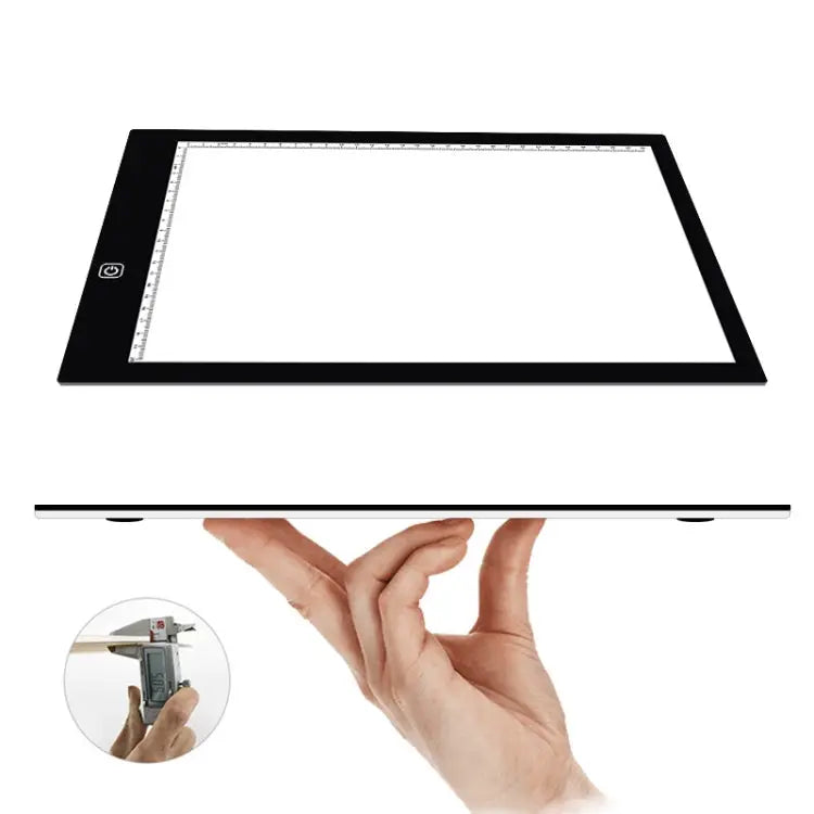 A4 Size LED Three Level of Brightness Dimmable Acrylic Copy Boards for Anime Sketch Drawing Sketchpad with 1.5m USB
