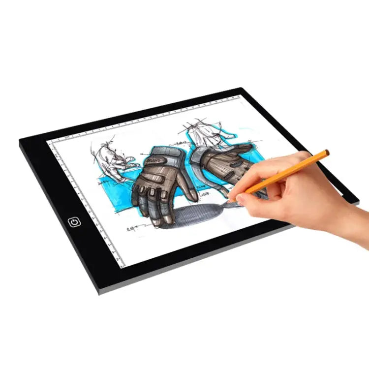A4 Size LED Three Level of Brightness Dimmable Acrylic Copy Boards for Anime Sketch Drawing Sketchpad with 1.5m USB
