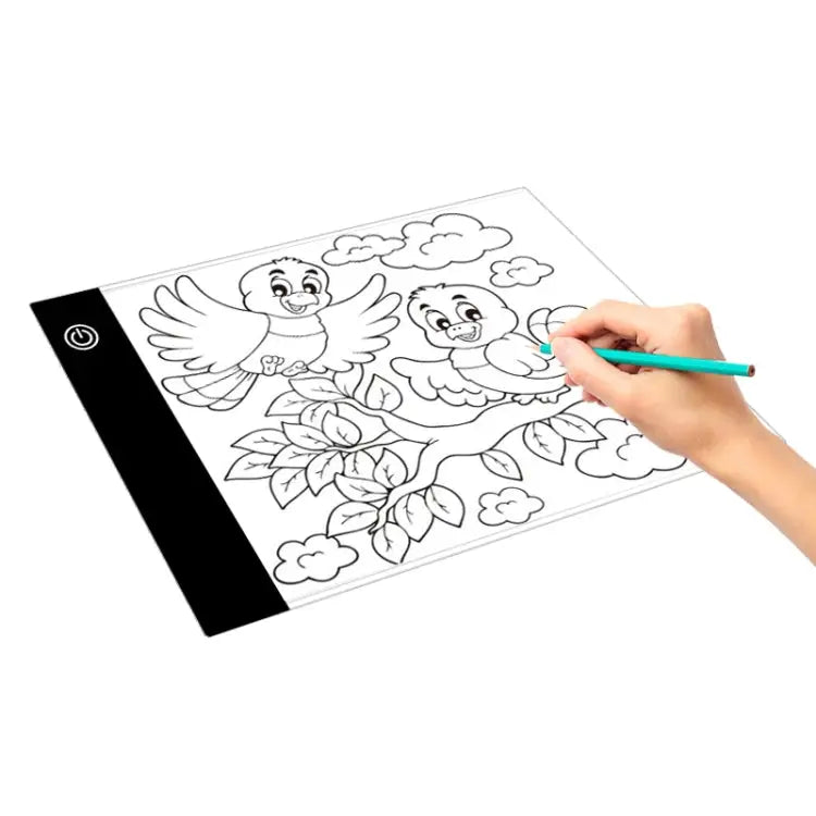 A5 Size Ultra-thin USB Three Level of Brightness Dimmable Acrylic Copy Boards Anime Sketch Drawing Sketchpad with USB