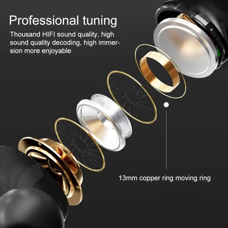 A9 Pro Smart Colorful Touch Screen ANC + ENC Noise Reduction Wireless Bluetooth Earphone - Apple Accessories